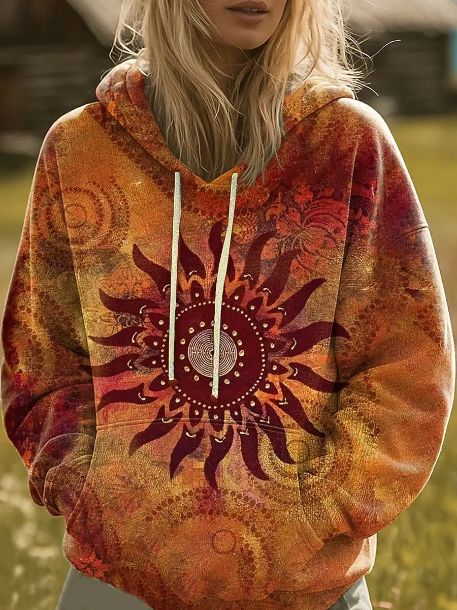 Beatrix™ | Felpa con grafica Sunburst