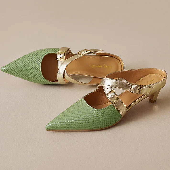 Zelle | Mules in Pelle Genuina