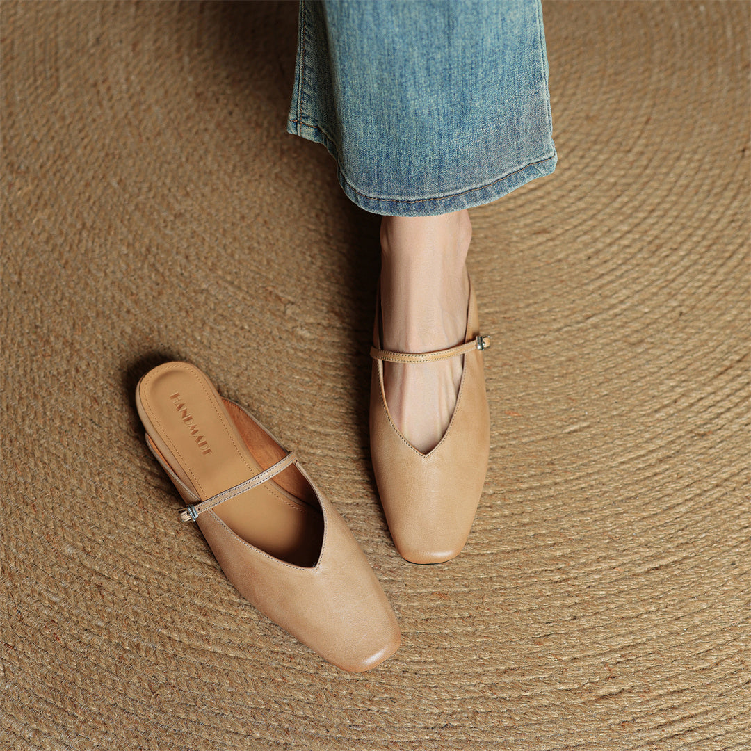 Miral | Mules in Pelle Genuina