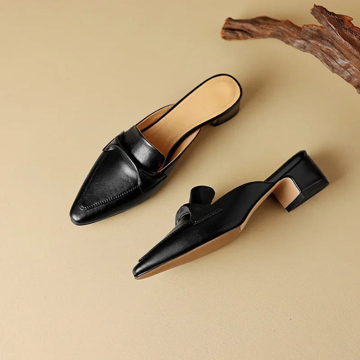 Alaya | Mules in Pelle Genuina