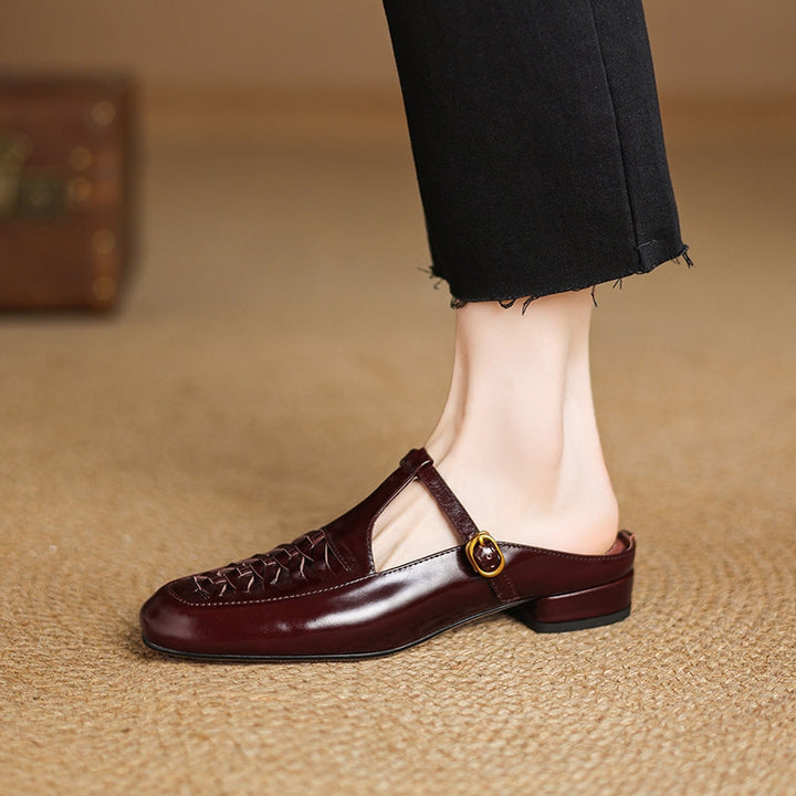 Elya | Mules in Pelle Genuina