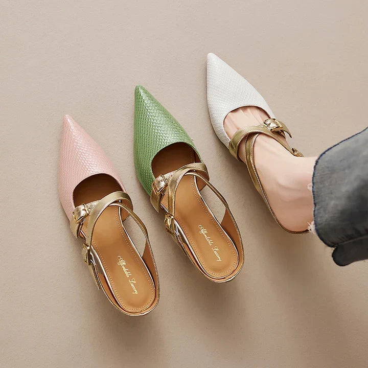 Zelle | Mules in Pelle Genuina