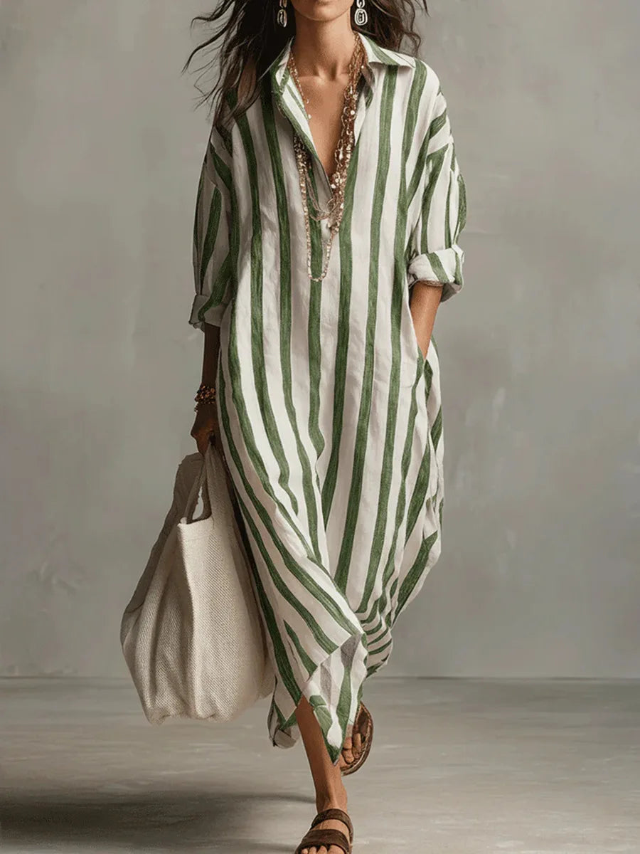 Pepa™ | Vestito camicia lungo