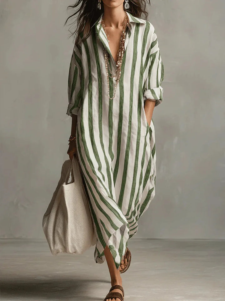 Pepa™ | Vestito camicia lungo
