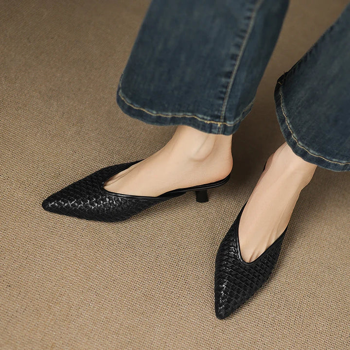 Olivia | Mules in Pelle Genuina