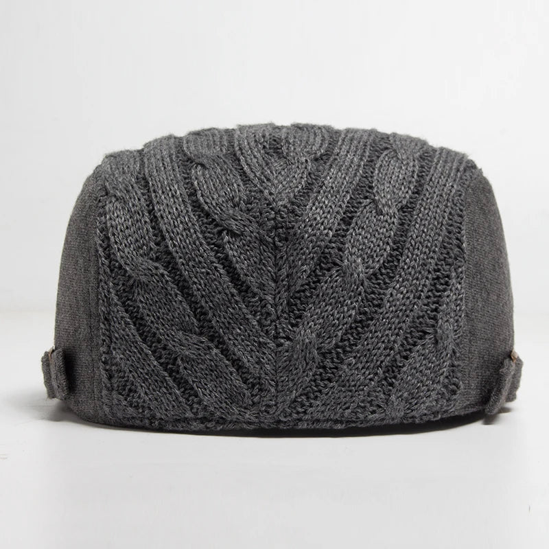Cappello da guida in maglia a treccia Harlan