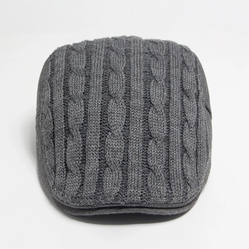 Cappello da guida in maglia a treccia Harlan