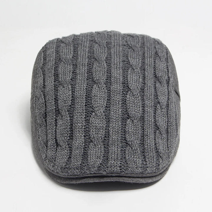 Cappello da guida in maglia a treccia Harlan