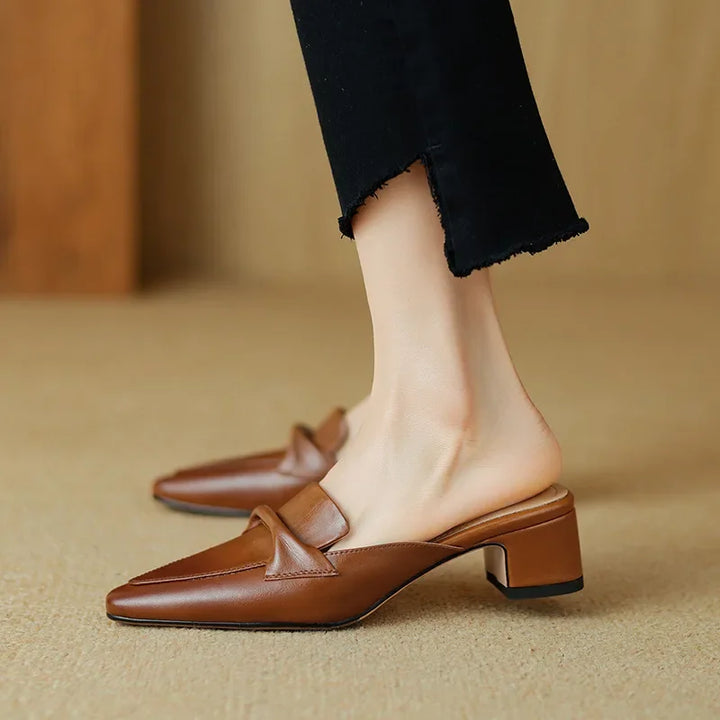 Alaya | Mules in Pelle Genuina
