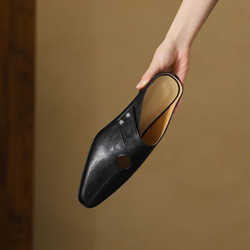 Agnit | Mules in Pelle Genuina