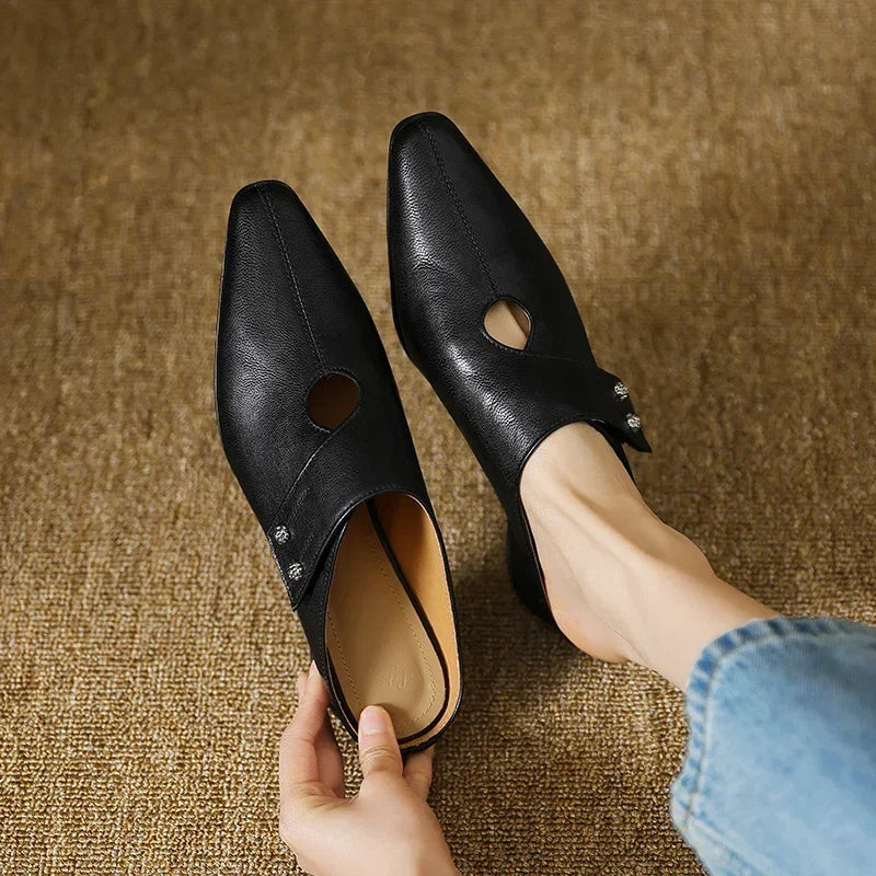 Agnit | Mules in Pelle Genuina