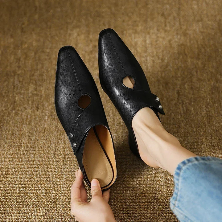 Agnit | Mules in Pelle Genuina