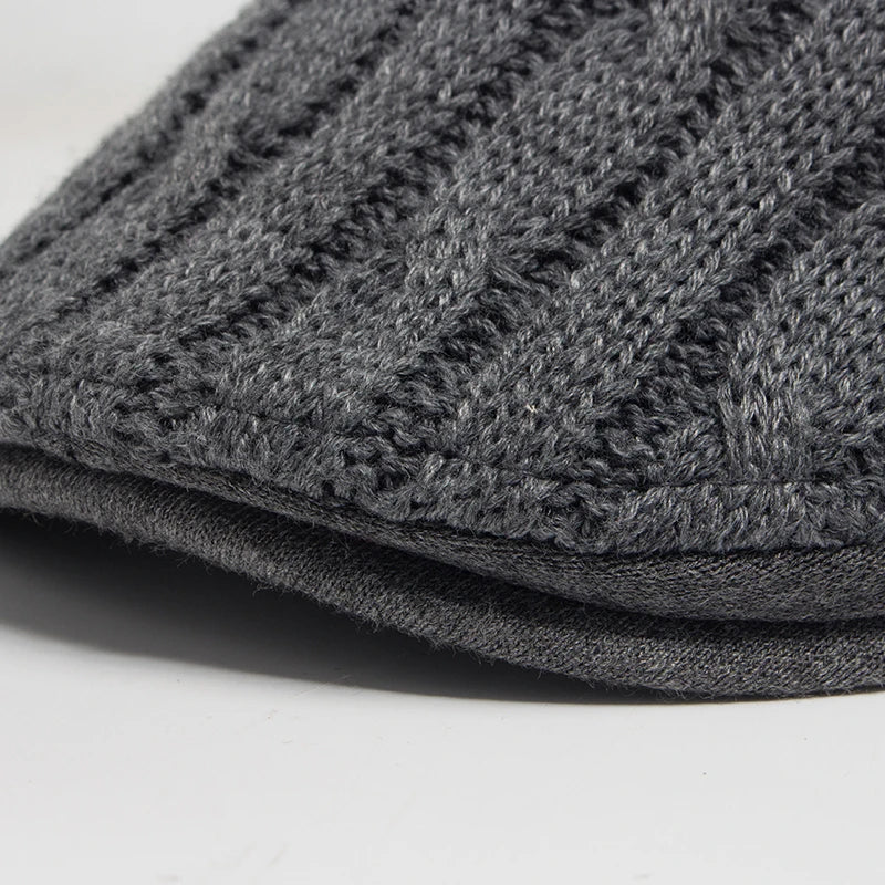 Cappello da guida in maglia a treccia Harlan
