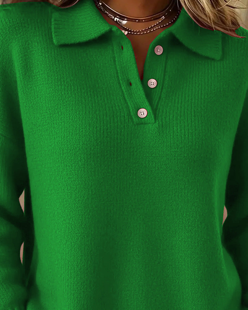 Madison | Polo Shirt Classico a Maniche Lunghe
