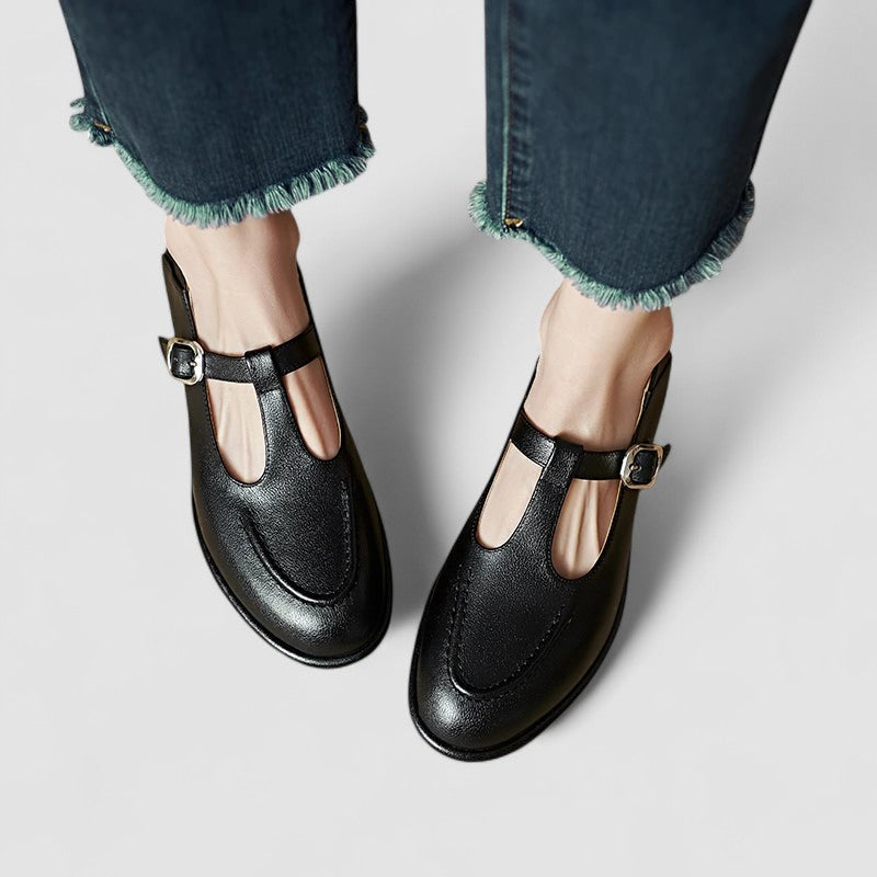 Camila | Scarpe Mary Jane con Tacco Basso