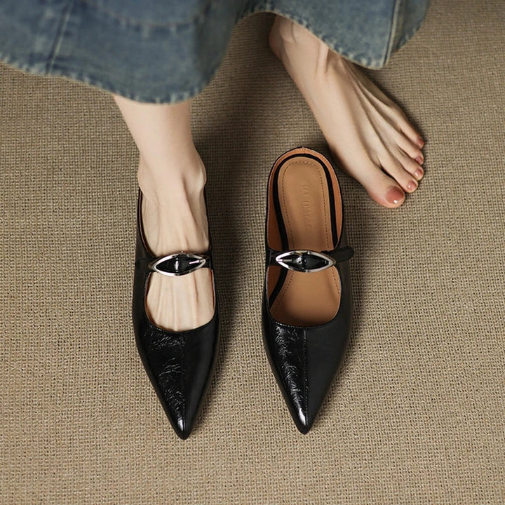 Alour | Mules in Pelle Genuina