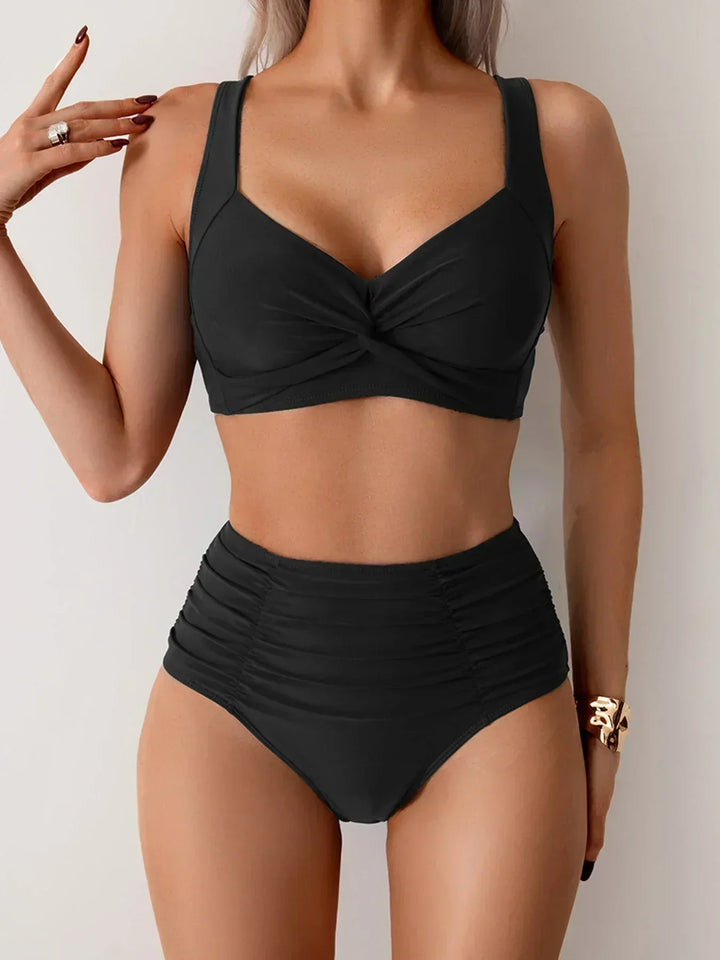 Marta - Bikini Bandeau in Tessuto Arricciato