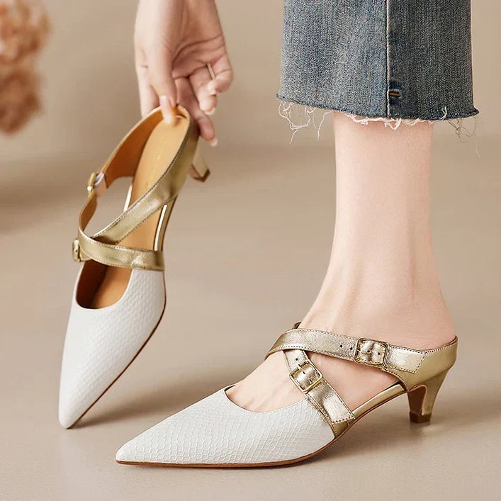 Zelle | Mules in Pelle Genuina