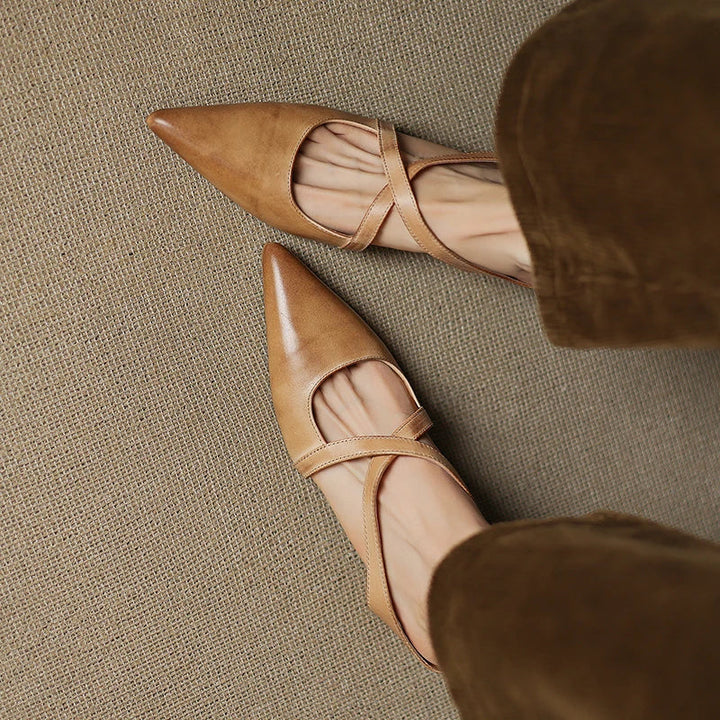 Aluna | Mules in pelle genuina