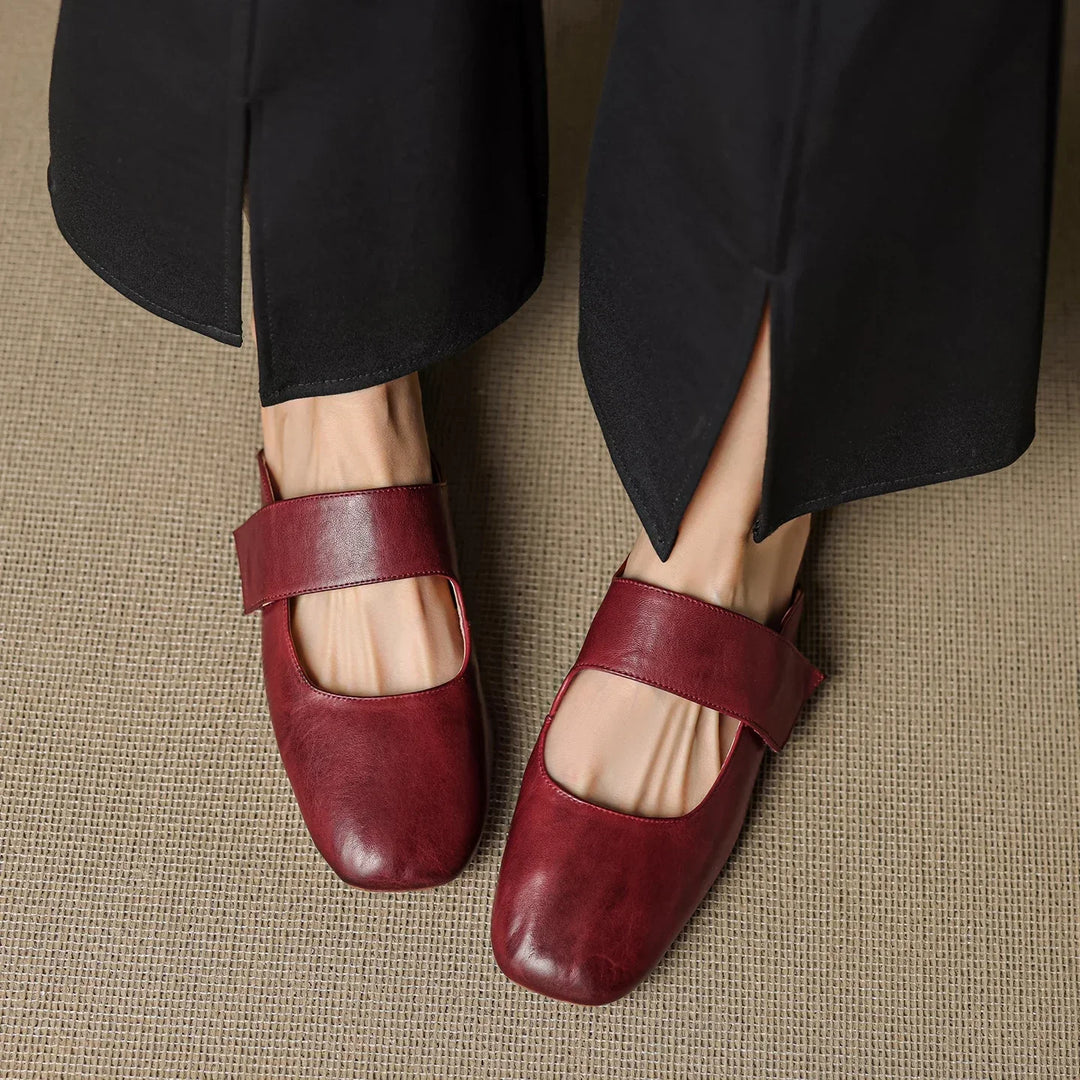 Mule in pelle Bellanova