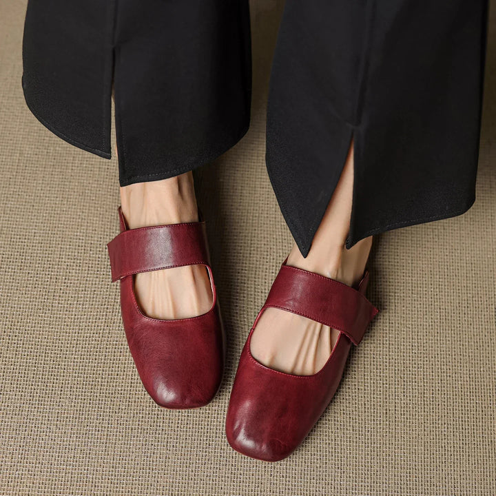 Mule in pelle Bellanova