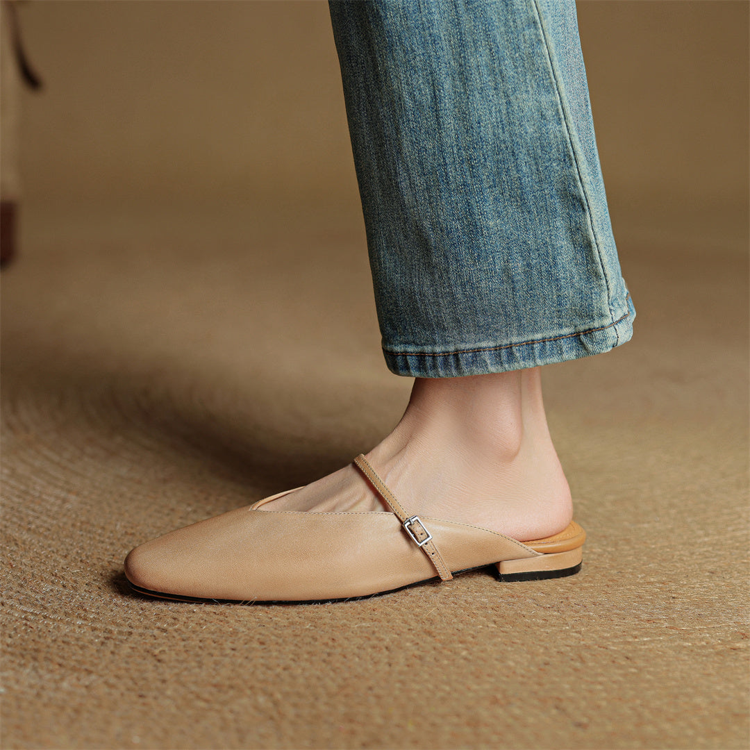 Miral | Mules in Pelle Genuina