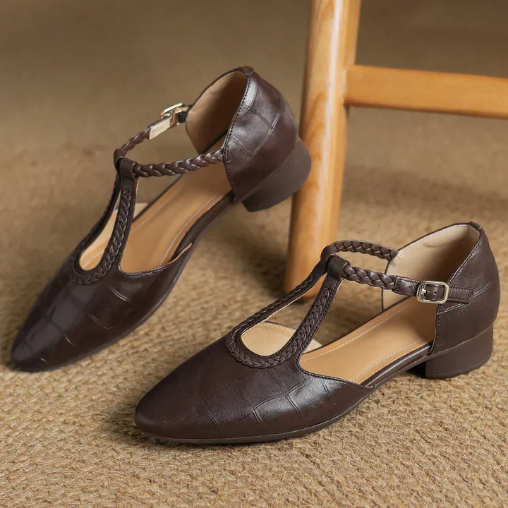 Mary Janes in pelle