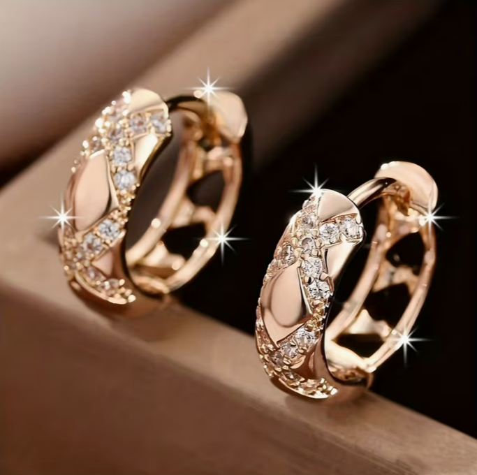 Orecchini a cerchio Luxe Radiance Intemporelle