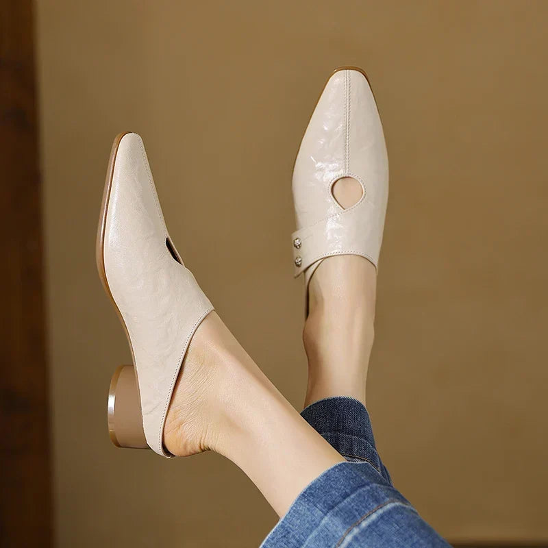 Agnit | Mules in Pelle Genuina