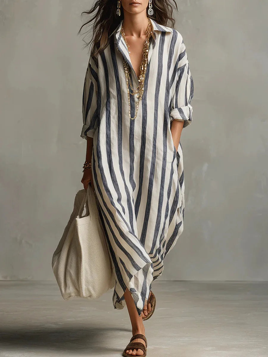 Pepa™ | Vestito camicia lungo