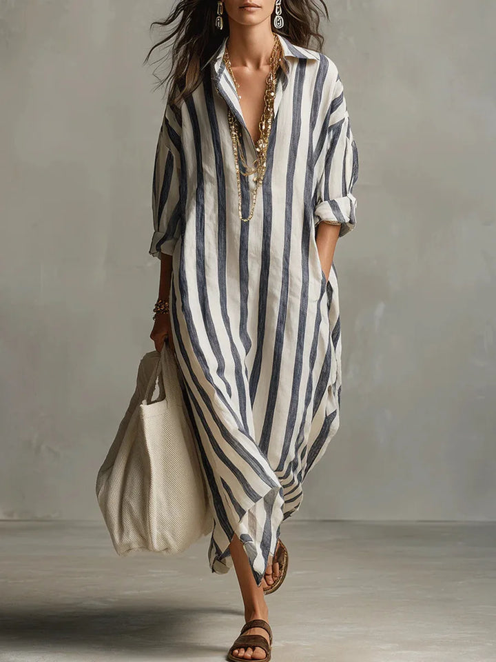 Pepa™ | Vestito camicia lungo