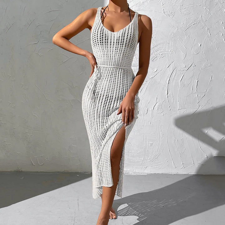 Copertura Maxi con Spacco in Maglia