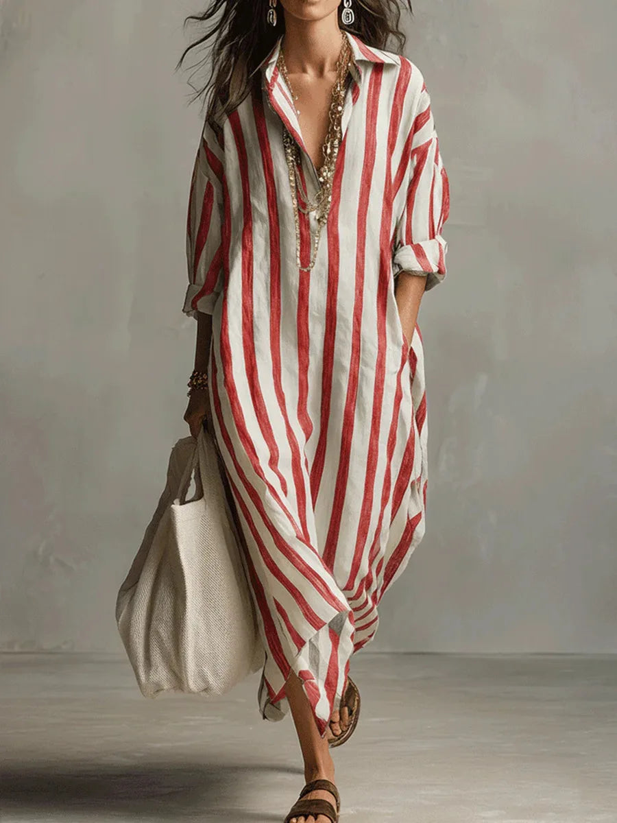 Pepa™ | Vestito camicia lungo