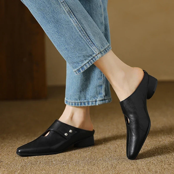 Agnit | Mules in Pelle Genuina