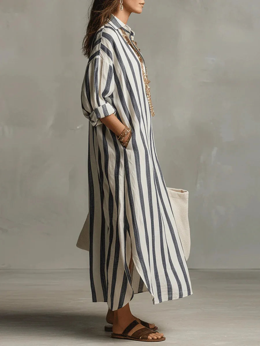 Pepa™ | Vestito camicia lungo