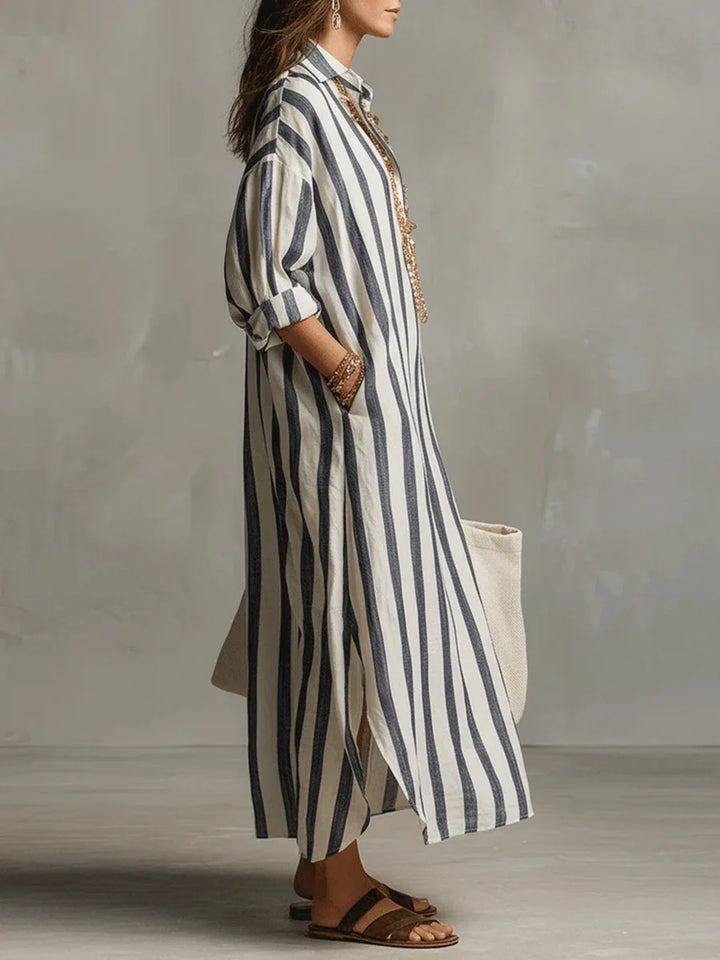 Pepa™ | Vestito camicia lungo