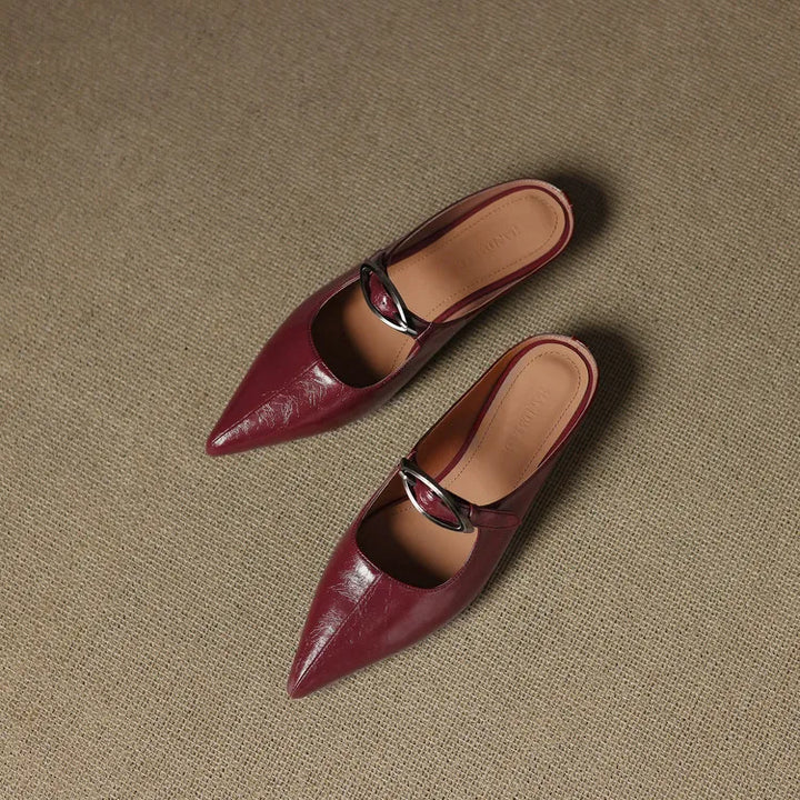 Alour | Mules in Pelle Genuina