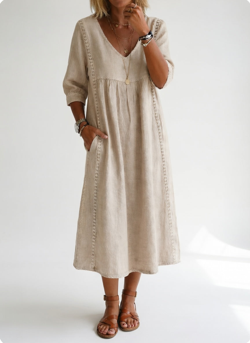 Lioréa™ — Abito midi fluido elegante e casual