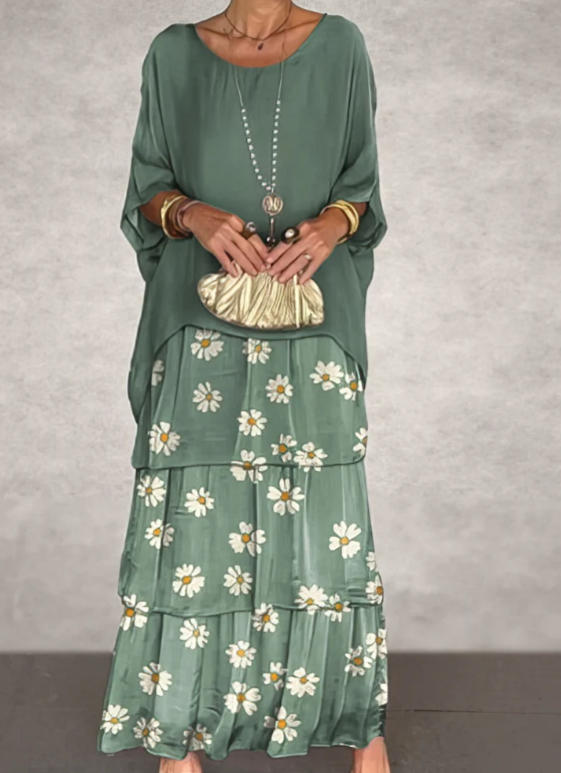 Lara | Elegante Abito Maxi Fluido
