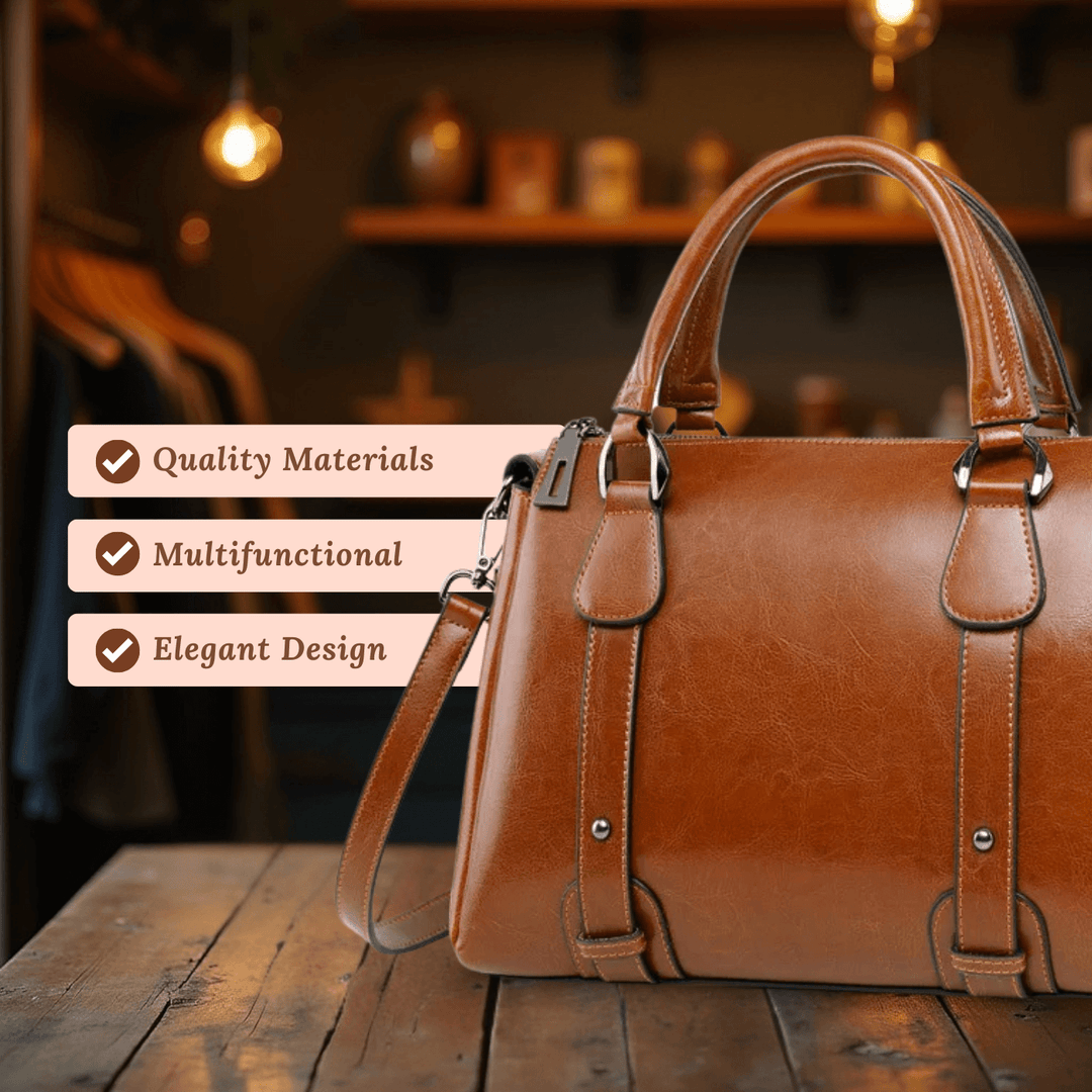 Valeria Top-Zip Satchel | Borsa a Spalla