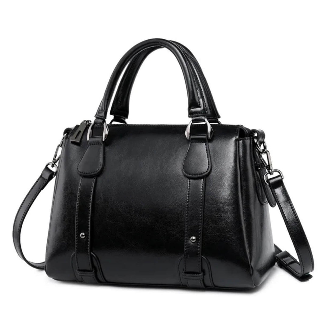 Valeria Top-Zip Satchel | Borsa a Spalla