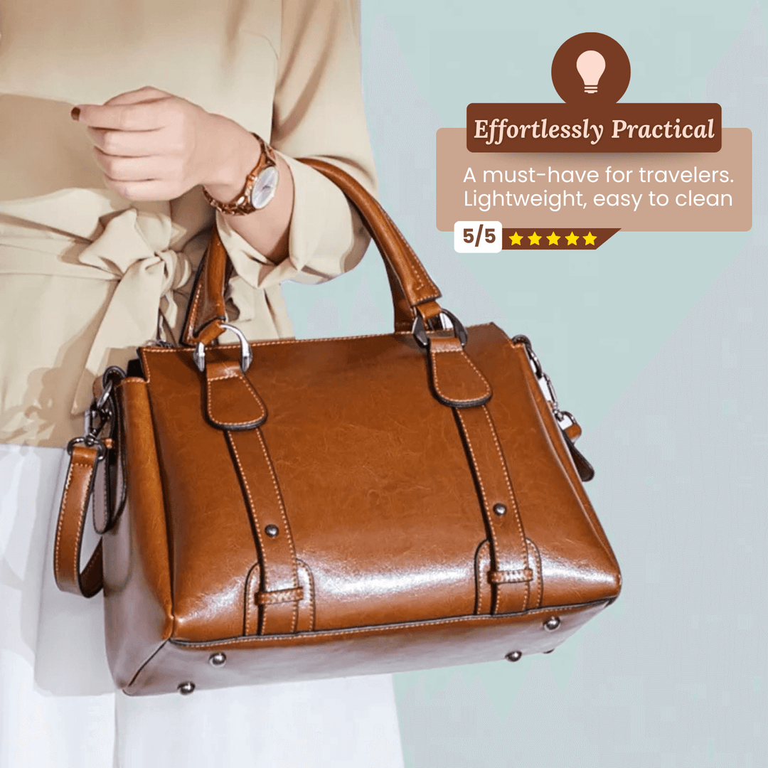 Valeria Top-Zip Satchel | Borsa a Spalla