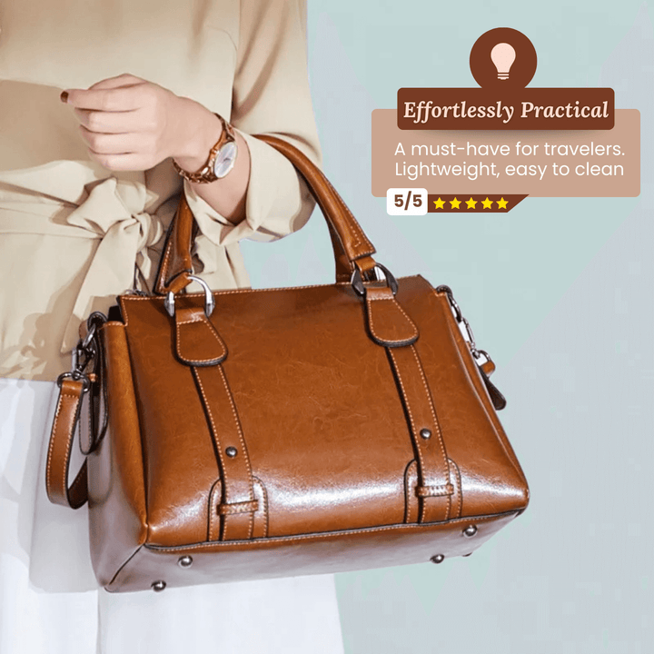 Valeria Top-Zip Satchel | Borsa a Spalla
