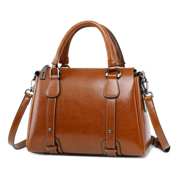 Valeria Top-Zip Satchel | Borsa a Spalla