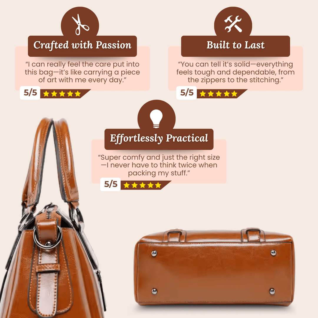 Valeria Top-Zip Satchel | Borsa a Spalla