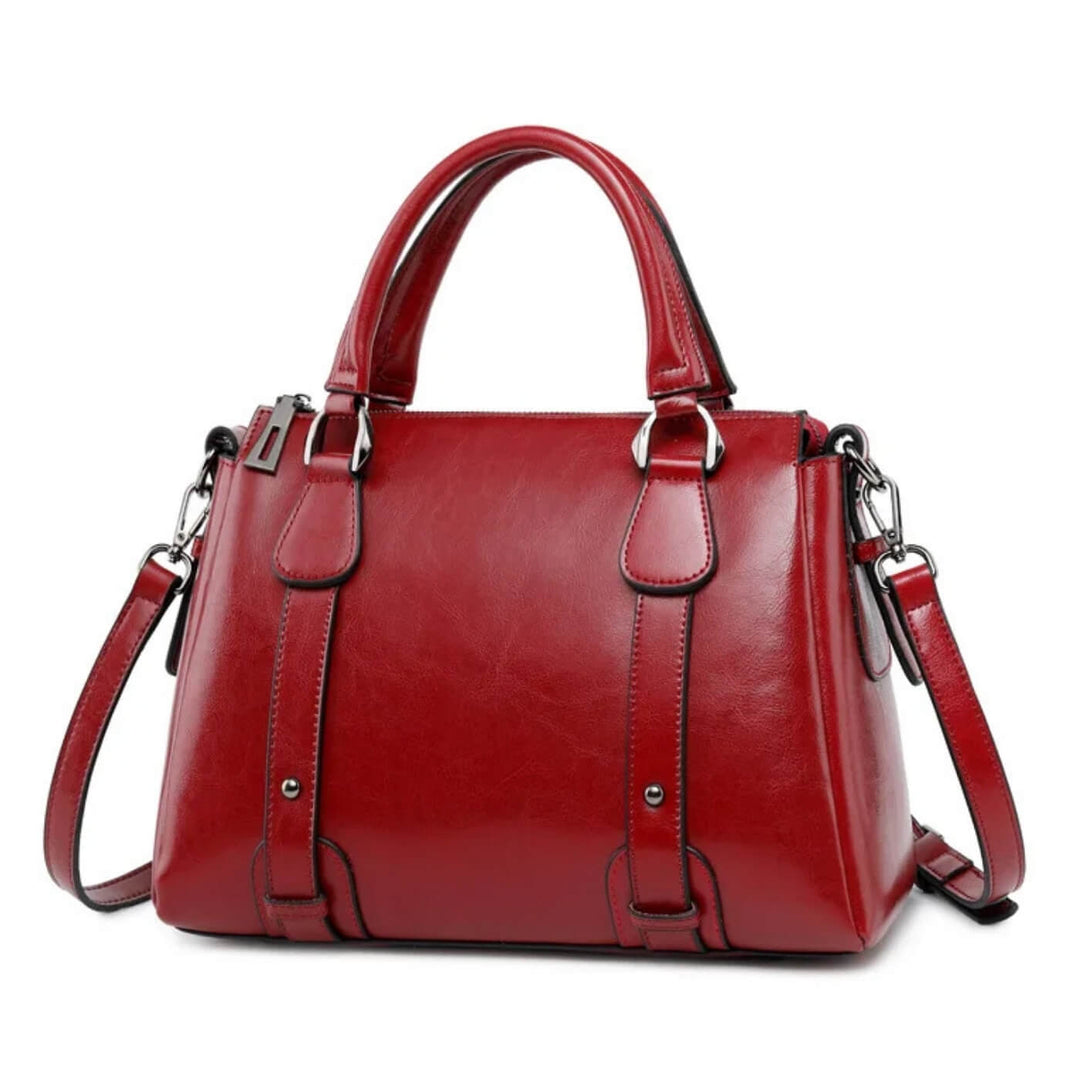 Valeria Top-Zip Satchel | Borsa a Spalla