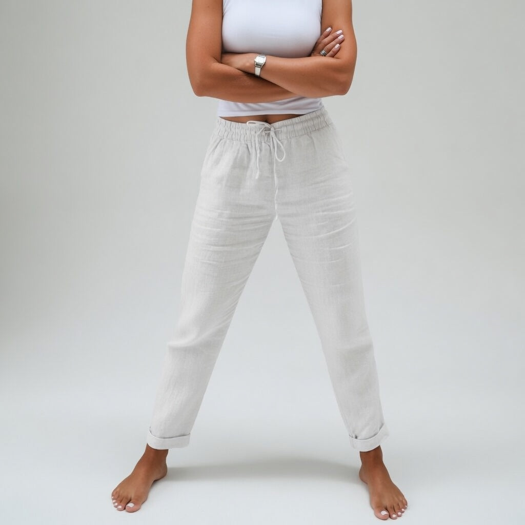 Albertine™ — Pantaloni 100% cotone fluido comfort naturale