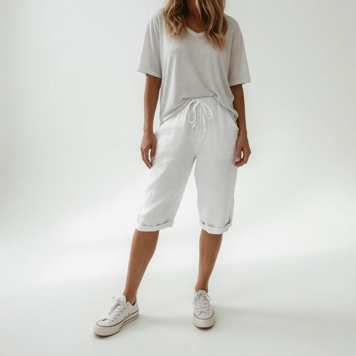 Fernande™ — Bermuda 100% cotone stile casual estivo