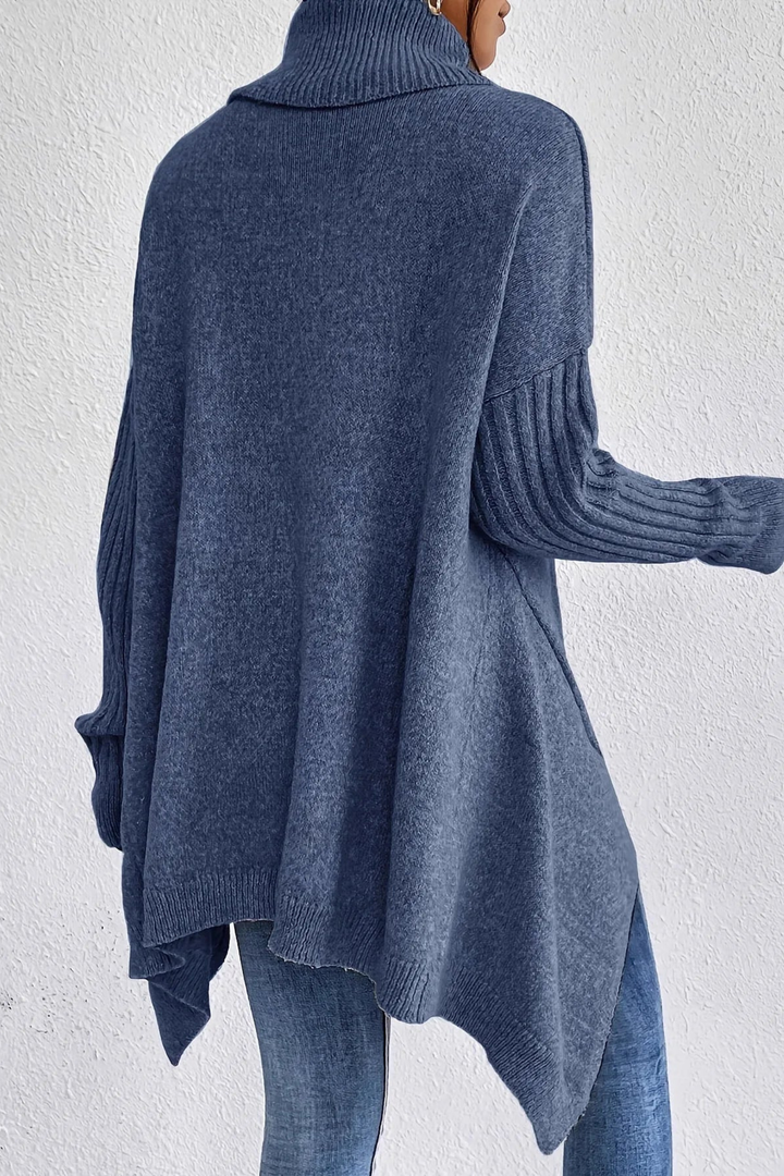 Maglione a collo alto oversize