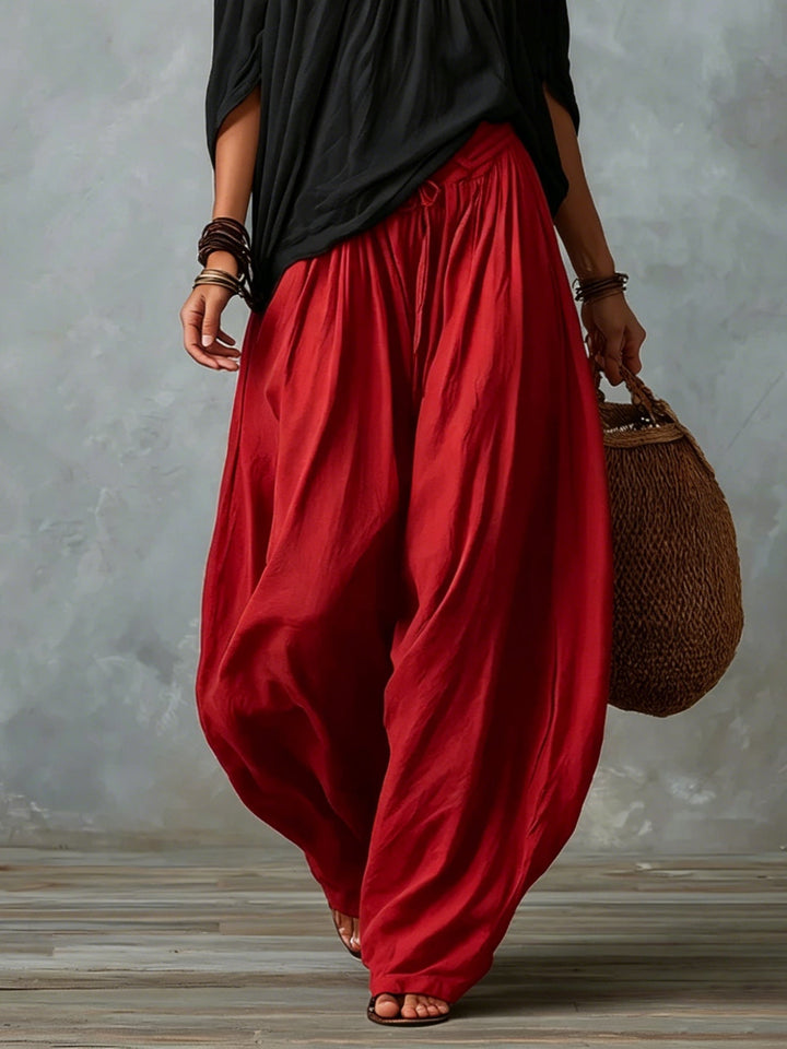 Top Off-Shoulder Ensemble & Pantaloni Lantern